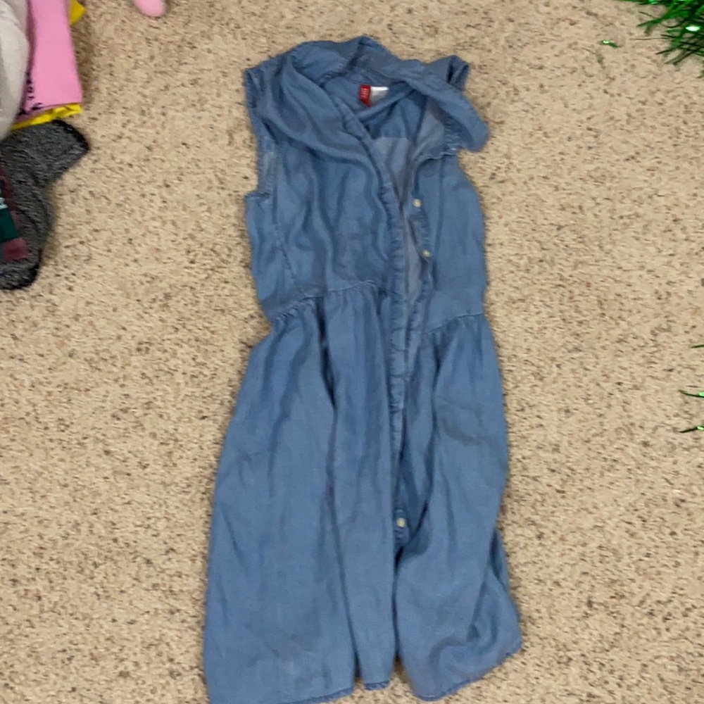 casual denim dress- size 8